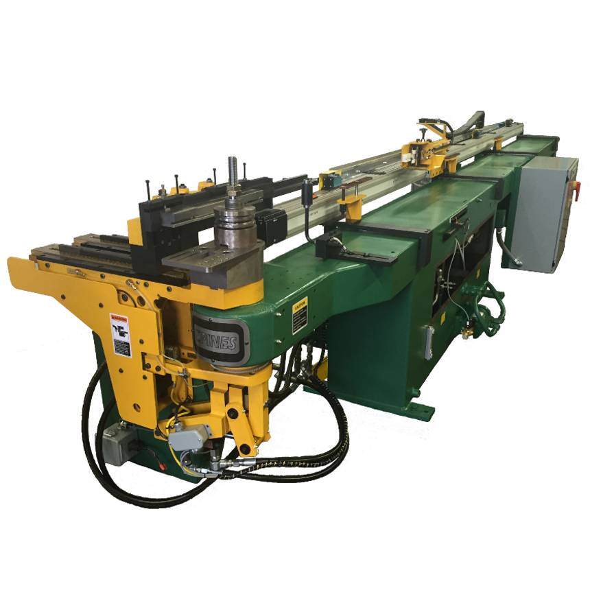 Extrusion bending machine